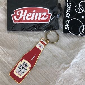 New Heinz Luggage Tag & Key Ring Set